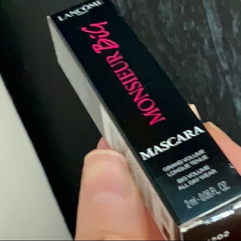 NEW Mini LANCOME Definicils Black Noir Waterproof Mascara and eyeshadow palettes